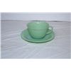 Image 2 : Fire King Jadeite Alice teacup and saucer