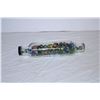 Image 2 : Glass Rolling pin Filled with marbles