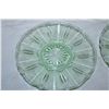 Image 5 : Green Depression Glass Plates (5)