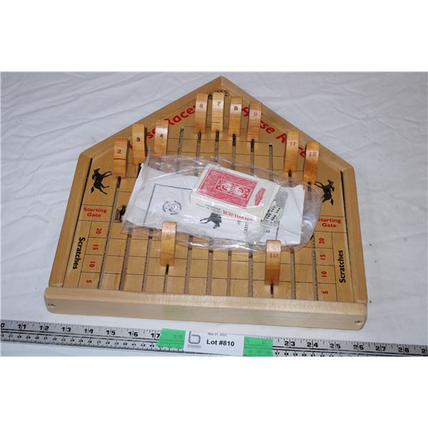 Wooden Horse Racing Game