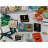 Image 6 : Vintage Tin with 100+ matchbooks - 50's-80's + Matchbook Cover Album
