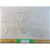 Image 1 : 1960's Crystal Pitcher - 9" tall (new condition)