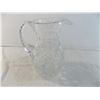 Image 2 : 1960's Crystal Pitcher - 9" tall (new condition)