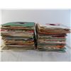 Image 2 : Box of (150) 45RPM records - 50's-70's