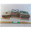 Image 1 : Box of (150) 45RPM records - 50's-70's