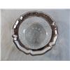 Image 2 : 1950's Crystal Bowl with silver metal edge (new condition)