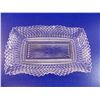 Image 2 : Rectangular serving glass dish (1940-50's) - 4"x9"