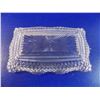 Image 3 : Rectangular serving glass dish (1940-50's) - 4"x9"