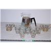 Image 2 : Pitcher and Glass set (8 pieces)