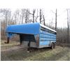 Image 2 : 1992 Flaman Cattle Trailer  with 5th wheel hookup -16ft, up to 23ft with hitch