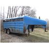 Image 3 : 1992 Flaman Cattle Trailer  with 5th wheel hookup -16ft, up to 23ft with hitch