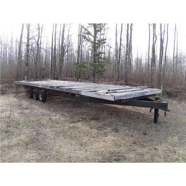 32 ft x 10 ft Trailer for carrying bales (homemade)