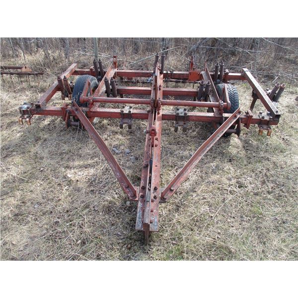 9 ft cultivator with harrow cutdown mole hide attachment with hook up
