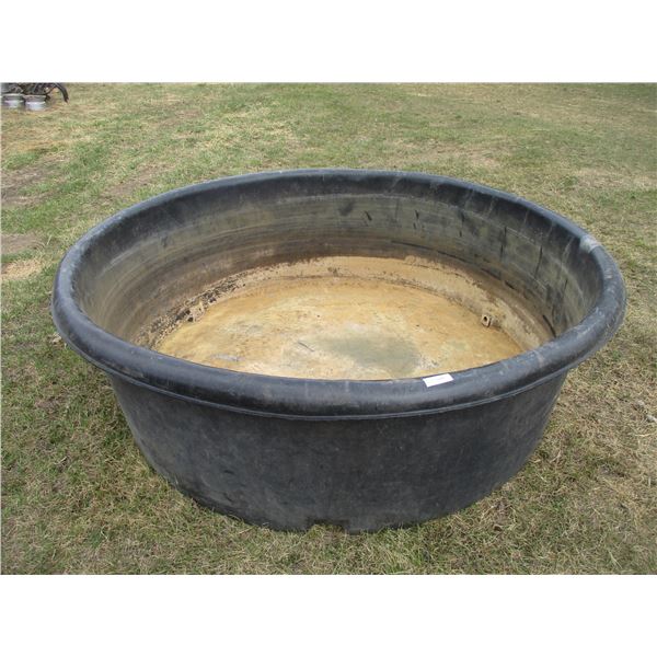 Water trough hard plastic 78" round