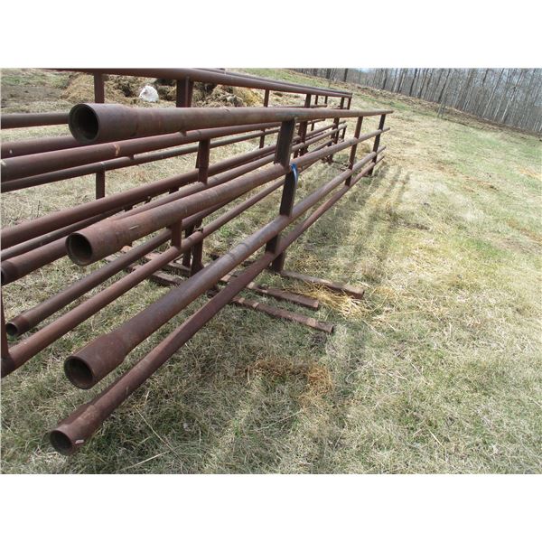 2X THE BID PRICE - Metal tubing panels - 30ft x 46" tall + 30ft x 48" tall