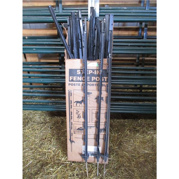 2X THE BID PRICE - plastic electric step in fence post