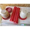 Image 2 : (2) Chick water with (2) Feeders (plastic)