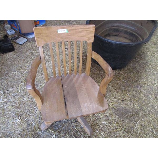 Office chair with castors