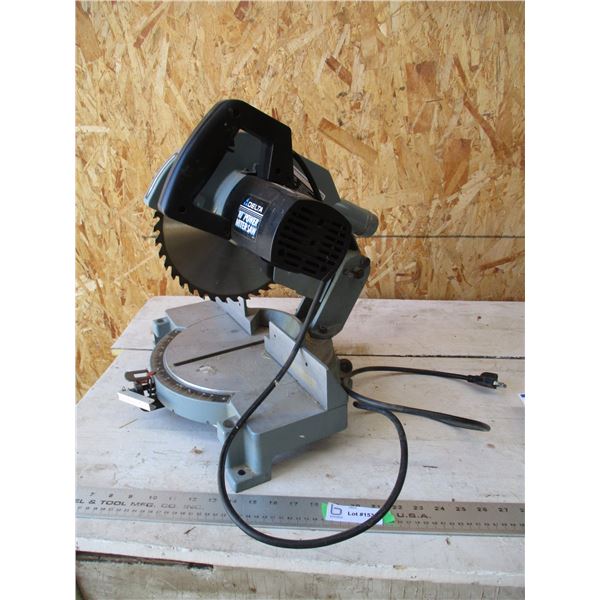 Delta 10" power mitre saw (working) - no dust bag