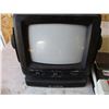 Image 4 : 5" black & white TV, rabbit ears, cassette player/recorder