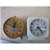 Image 3 : (2) Alarm clocks - silver bell mongram, westclox