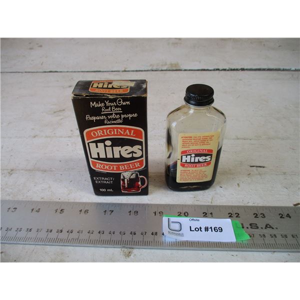 Original rootbeer box with extract bottles