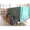 Image 7 : Grain box Wagon with rubber tires