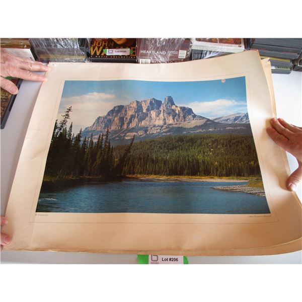 (3) Prints of scenery