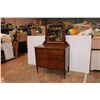 Image 2 : Antique Dresser + Mirror - 39x20x37 (mirror 24x28)