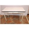 Image 2 : Enamel Top kitchen table - 48x27x31