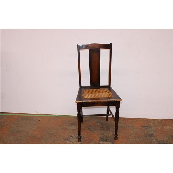 Antique wood chair