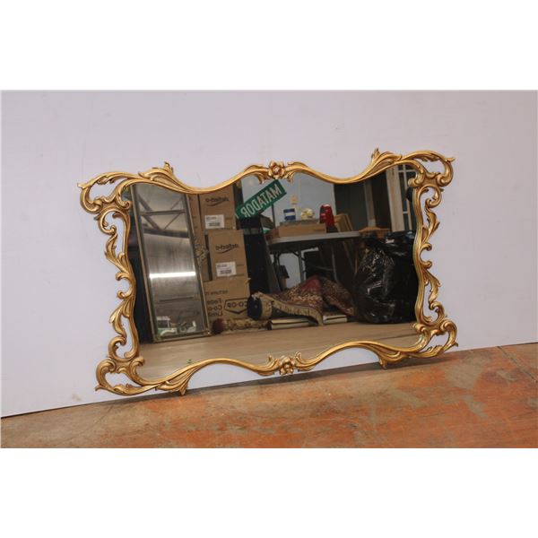 vintage ornate mirror - 47x28