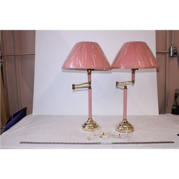 Pink Lamps Set of 2 (working)