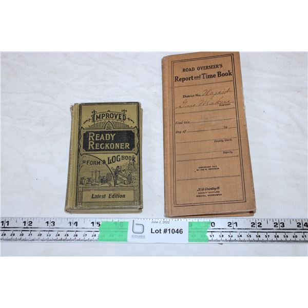 Vintage Log Book,Report and Time Book