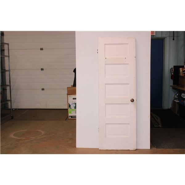 *Wood White Door 24”X72”