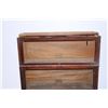 Image 2 : *3 Section Globe-Wernicke Barrister Bookcase (no top,loose doors 9.5”X34X40”H