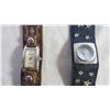 Image 2 : (2) Watches - Claire's watch (working) with leather band + Flirt watch (needs battery)