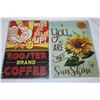Image 2 : Rooster Brand Coffee,you are my sunshine,when life gives you lemons signs (3)
