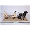 Image 1 : Folk Art Hay Wagon 23” L