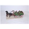 Image 2 : 12” Folk Art Horse&Cart