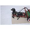 Image 3 : 12” Folk Art Horse&Cart