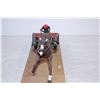 Image 4 : 12” Folk Art Horse and Sulky