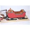 Image 4 : 21” Folk Art Horse&Sleigh
