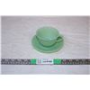 Image 1 : Jadeite Teacup and Saucer