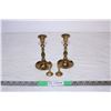 Image 1 : Brass Candle Holders (4)