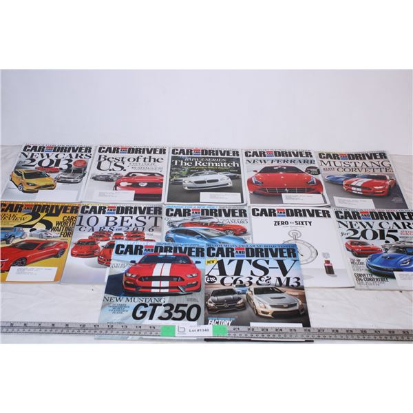 Car and Driver Magazines (12)