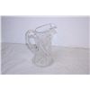 Image 2 : Cut Glass Pitcher and Glasses (4 pieces)