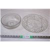 Image 1 : Glass Serving Plate and Bowl