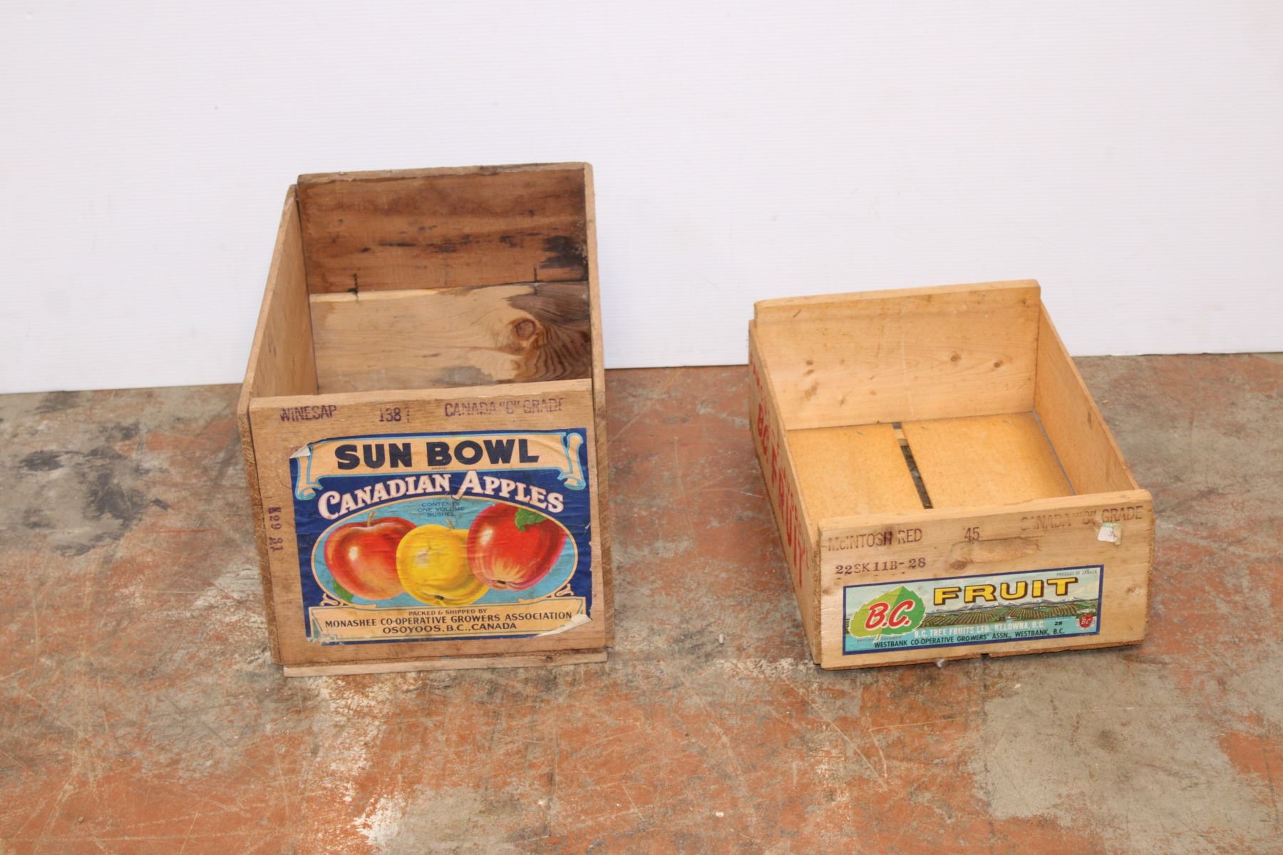 *Wood Fruit Crates