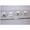 Image 1 : (3) Royal Vale + (1) Shelley Teacup + Saucer sets